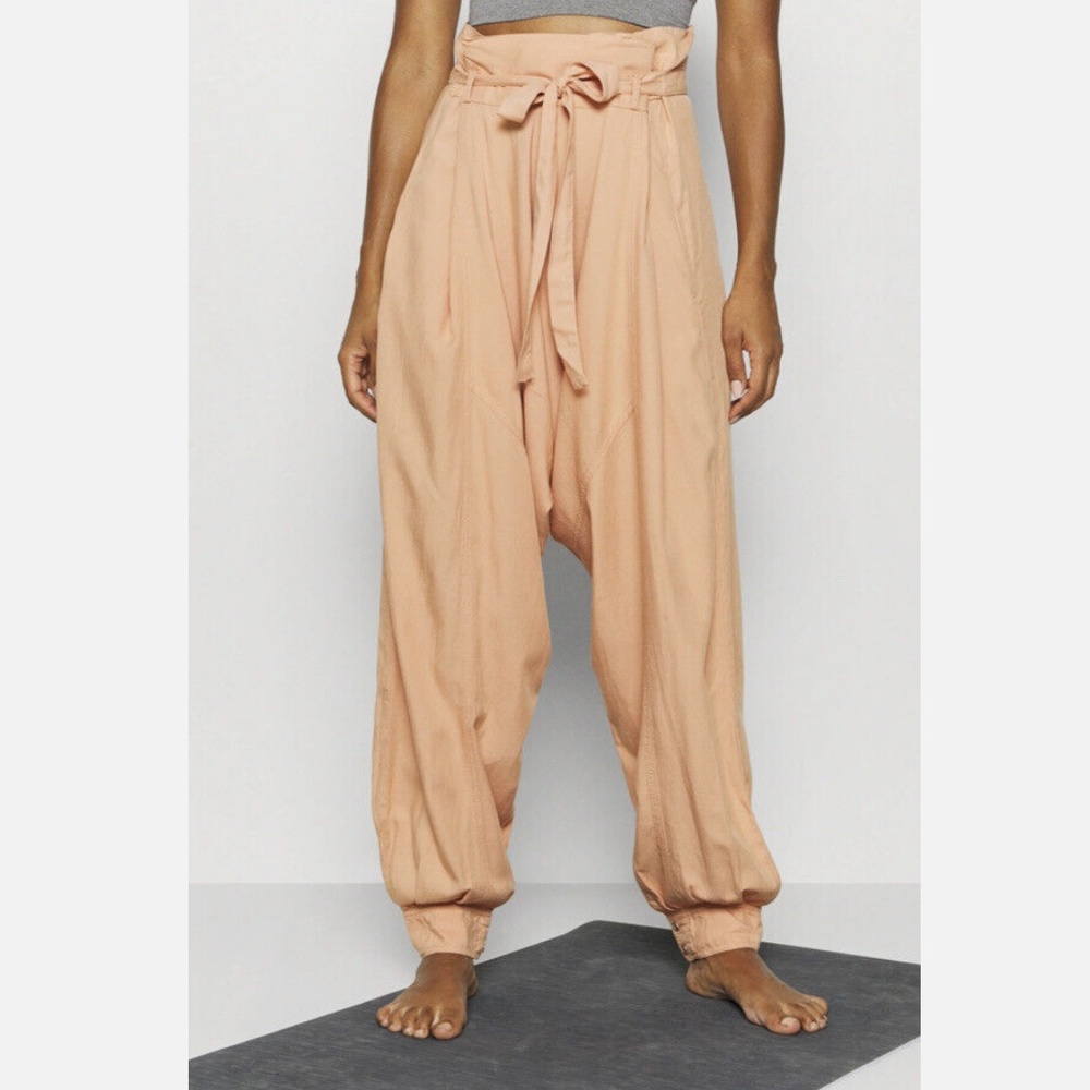 Free People Wade Away Harem Tie Waist Pants